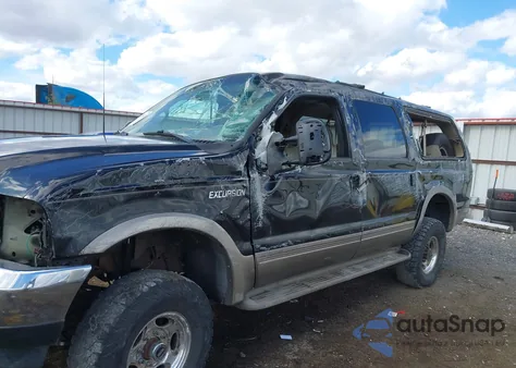 2000 Ford Excursion Limited из США, поврежденный, VIN 1FMSU43F2YED92221